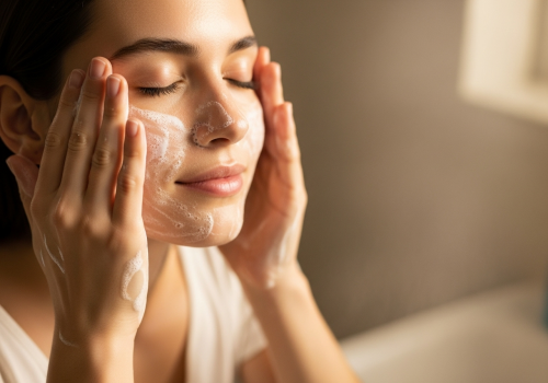 Paso 1: Limpiar la cara